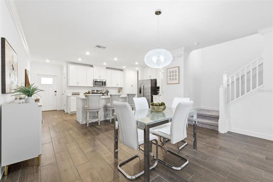 Furnished interior view inside a new home in , San Antonio (Image 10).