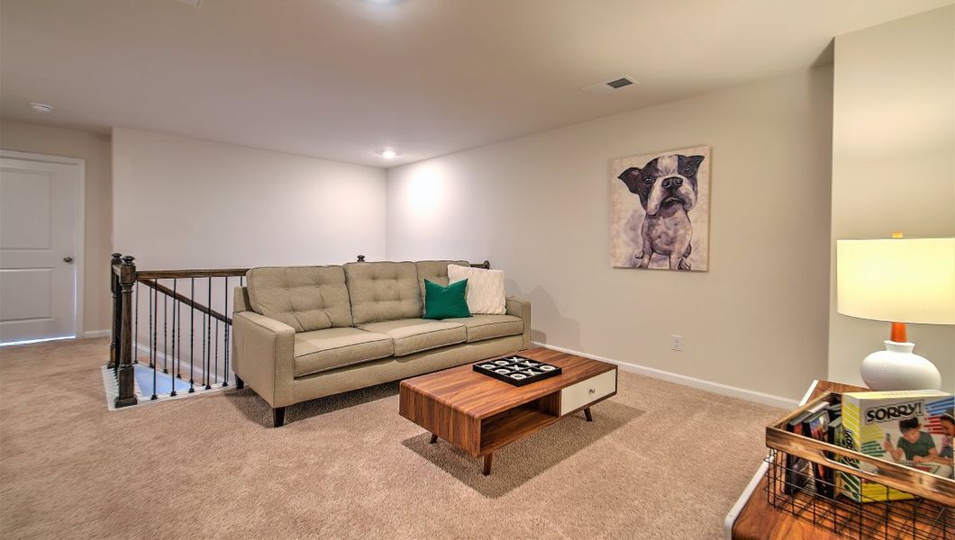 Representative furnished interior of a home built from the Linville by D.R. Horton in Pleasant Grove, Weaverville (Image 13).