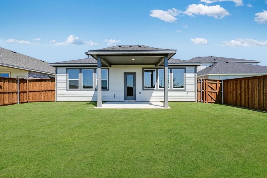 Representative exterior photo of a completed home built from the Orchid by Taylor Morrison in Madero 50s, Fort Worth, TX (Image 15). Representative exterior photo of a completed home built from the Orchid by Taylor Morrison in Madero 50s, Fort Worth, TX (Image 15).