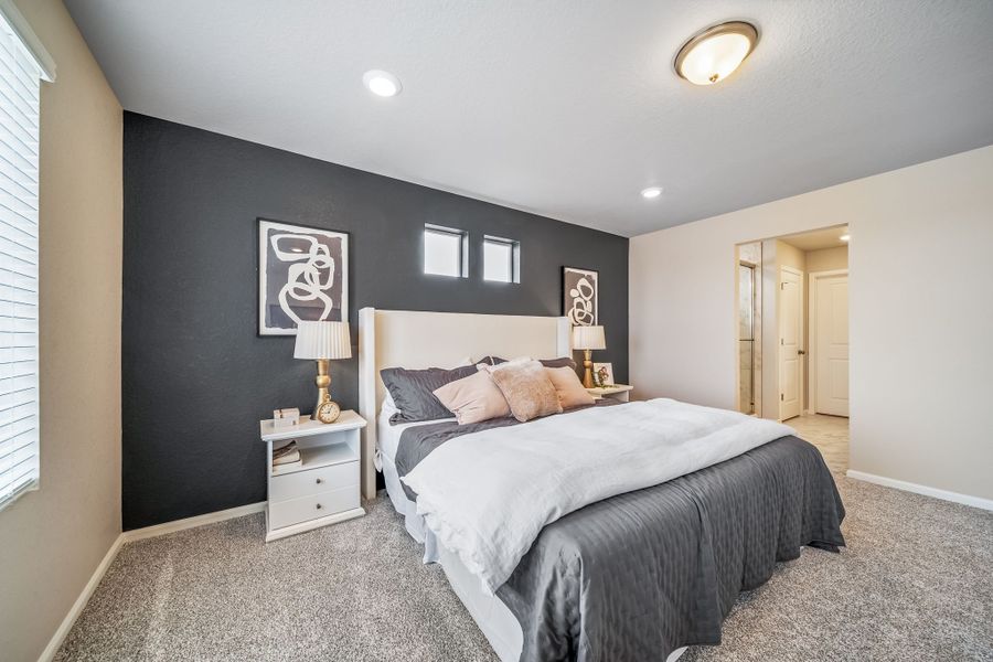 Furnished interior view inside a new home in Green Valley Ranch, Aurora (Image 18).