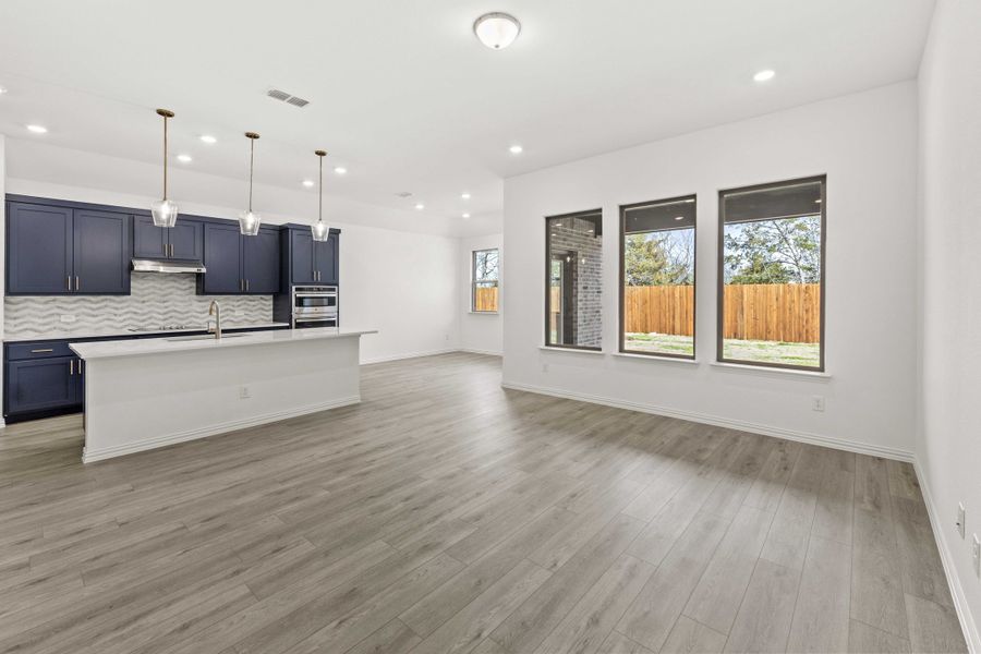 Open Kitchen-Living-Dining Room