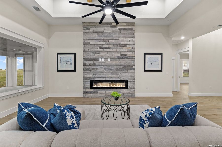 Furnished interior view inside a new home in , La Vernia (Image 18).
