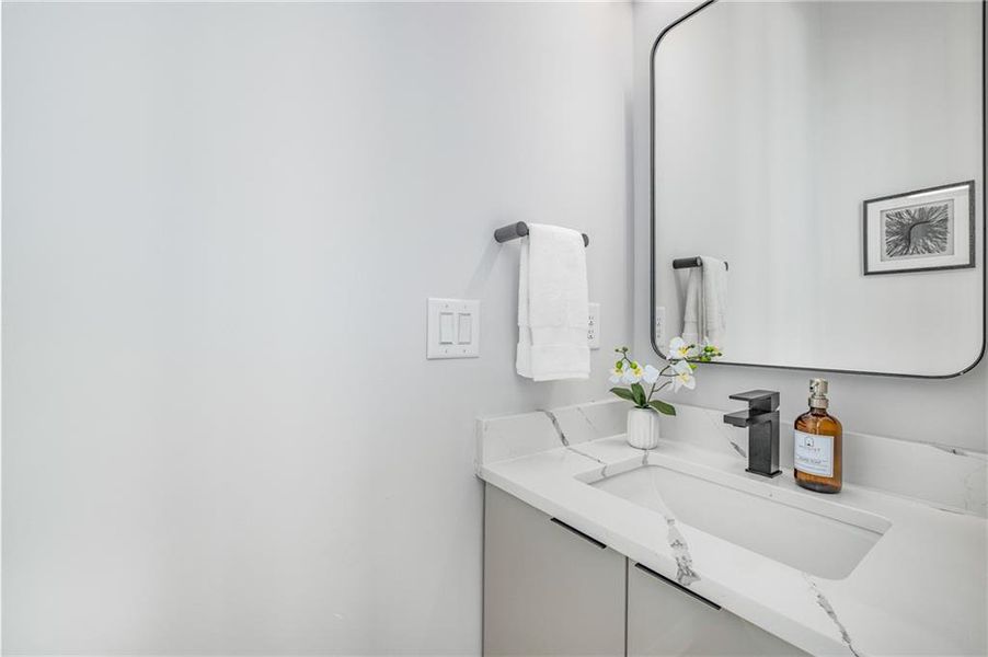 Furnished interior view inside a new home in , Atlanta (Image 8).