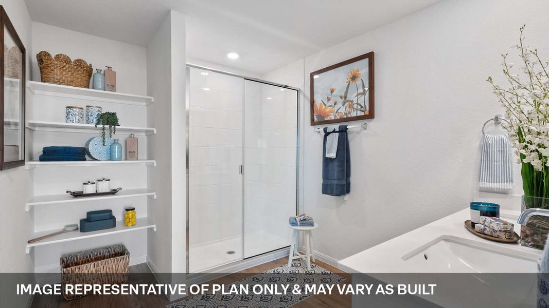 Furnished interior view inside a new home in Monarch Ranch, Manor (Image 30).