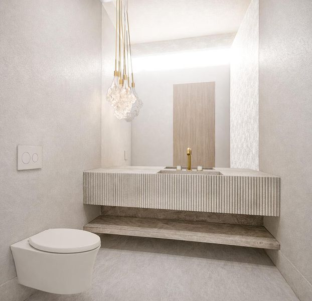 POWDER ROOM RENDERING