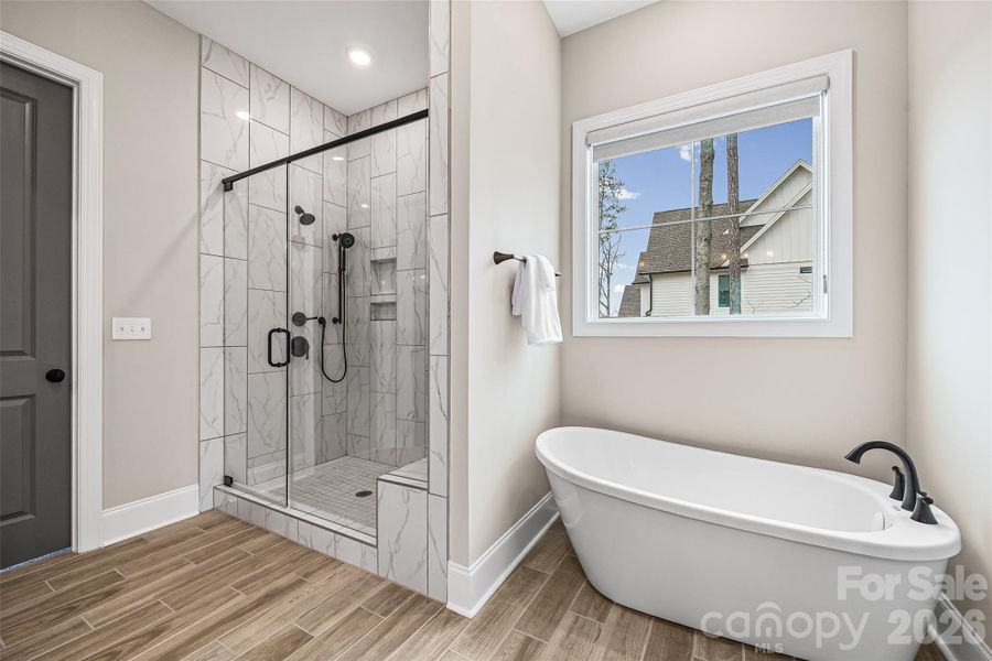 Furnished interior view inside a new home in , Charlotte (Image 16).