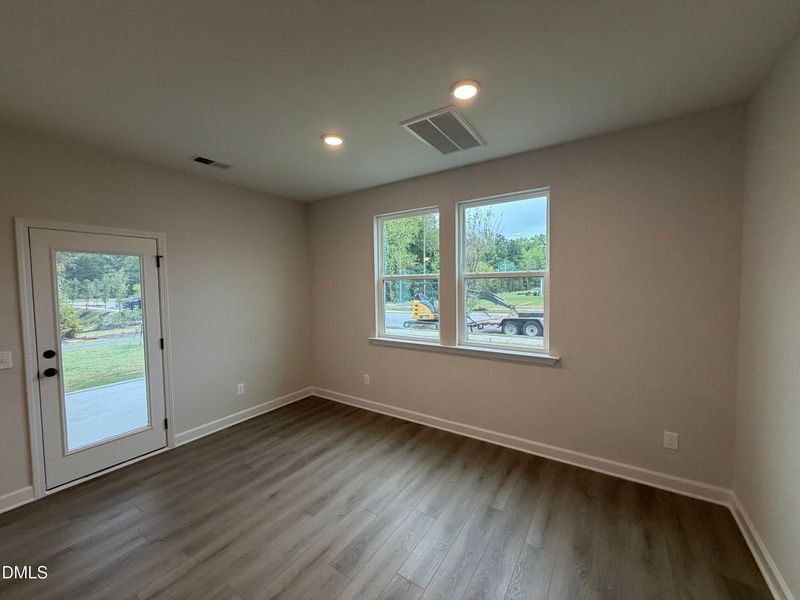 Spacious, unfurnished interior of a new home in Wendell Ridge, Wendell (Image 19). Spacious, unfurnished interior of a new home in Wendell Ridge, Wendell (Image 19).