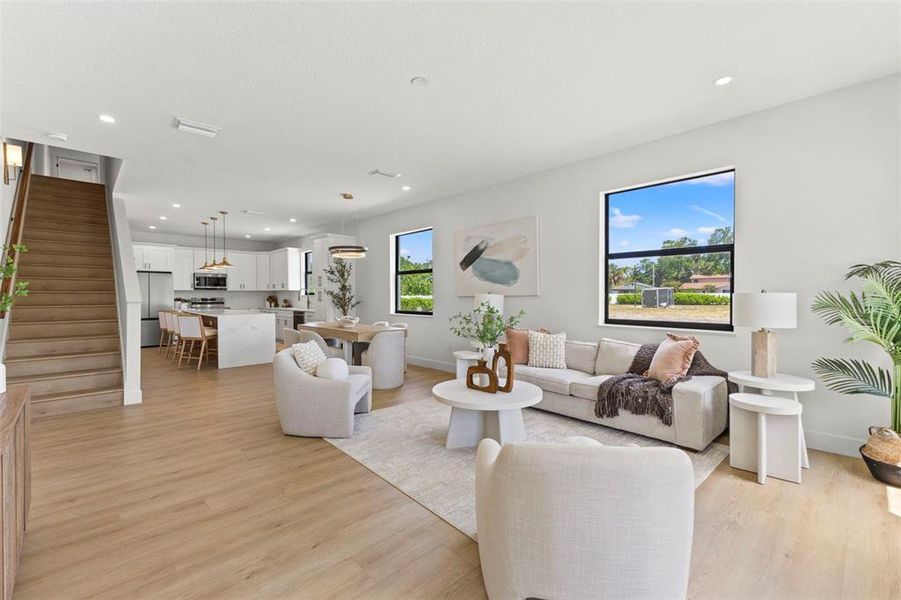 Furnished interior view inside a new home in , Pinellas Park (Image 8).