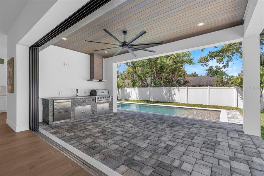 Exterior details and patio area of a home in , Winter Park (Image 3). Exterior details and patio area of a home in , Winter Park (Image 3).