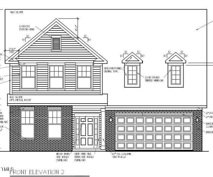 Drayton Plan elevation 2