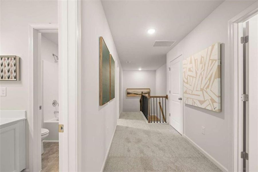 Furnished interior view inside a new home in Kingsmere Estates, Loganville (Image 15).