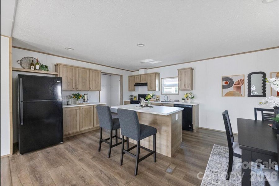 Furnished interior view inside a new home in , Hays (Image 12).