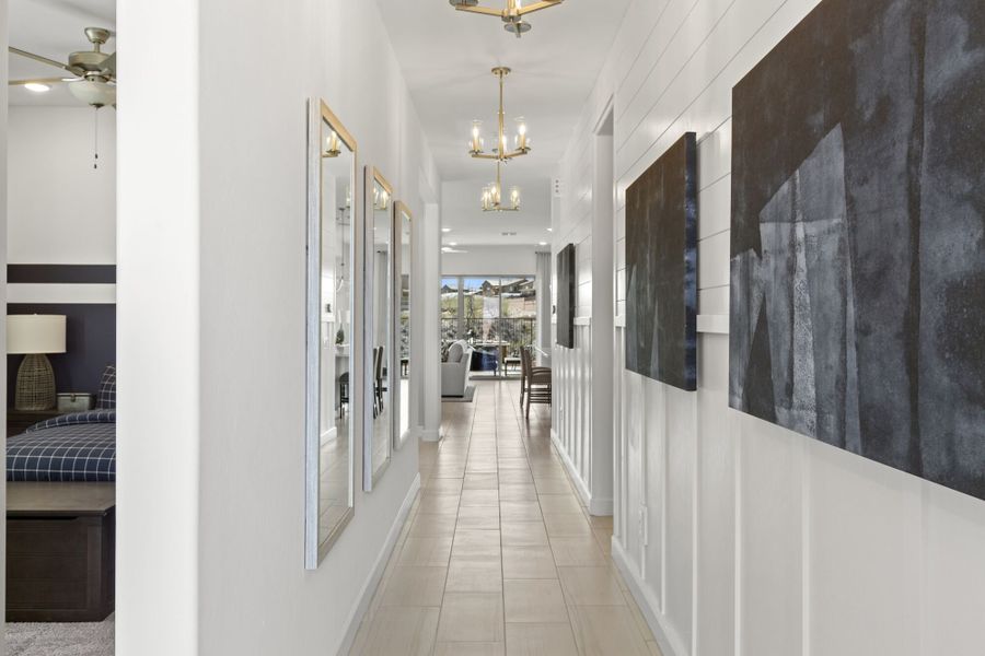 Cantabria Sepia Model - Entry Hall