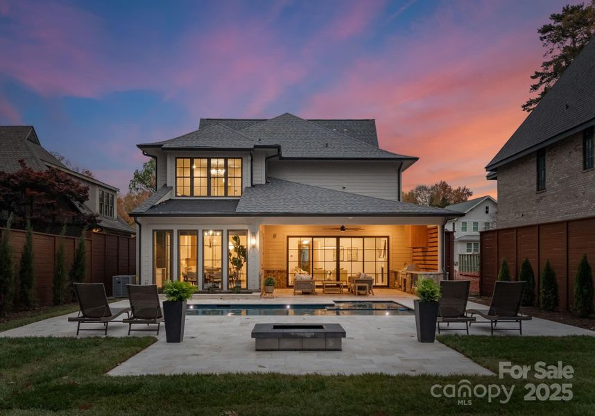 Exterior details and patio area of a home in , Charlotte (Image 28).