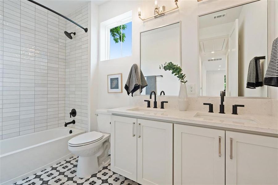 Secondary bathroom