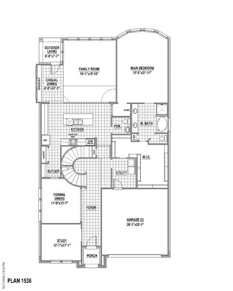 Plan 1536 1st Floor