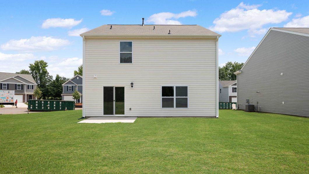Front exterior of a new home in Baxter Village, Boiling Springs, SC, highlighting curb appeal (Image 2).