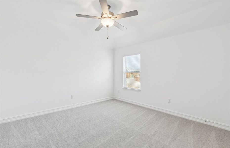 Secondary bedroom designed for comfort and convenience Secondary bedroom designed for comfort and convenience