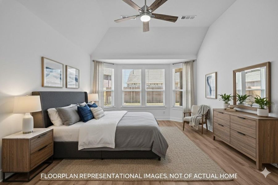 Furnished interior view inside a new home in Sorella, Tomball (Image 11).