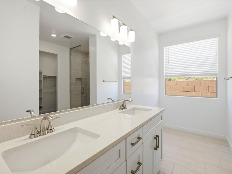 Furnished interior view inside a new home in Naranja Trails, Oro Valley (Image 6). Furnished interior view inside a new home in Naranja Trails, Oro Valley (Image 6).