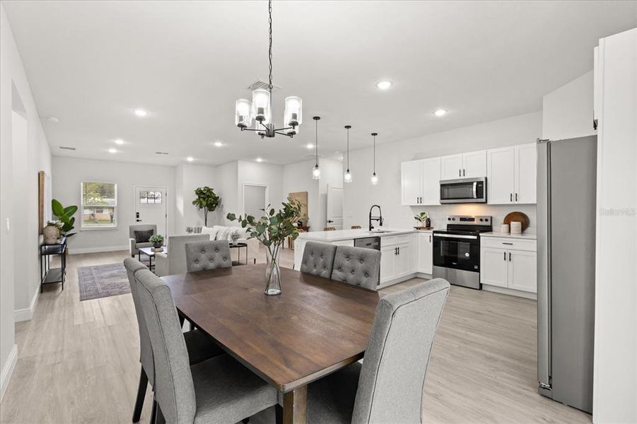 Furnished interior view inside a new home in , Ocala (Image 16).