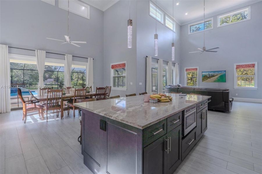 Furnished interior view inside a new home in , Parkland (Image 42).