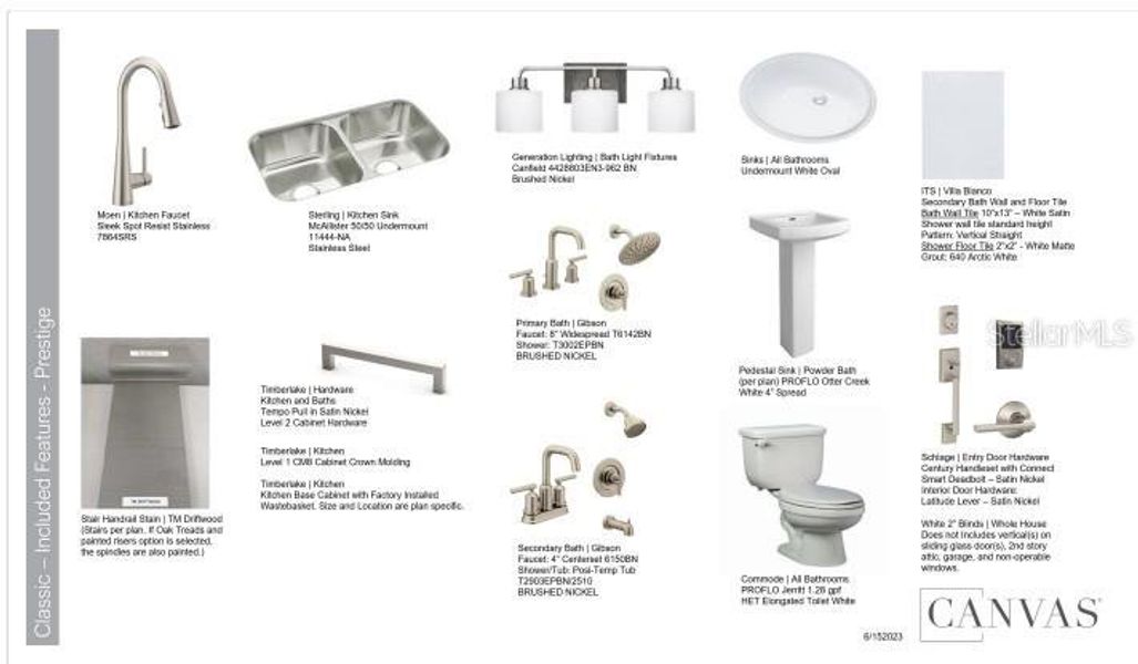 Design Selections.  Home is under construction and selections are subject to change.