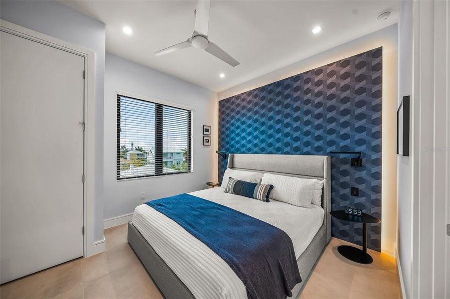 Furnished interior view inside a new home in , Bradenton Beach (Image 49).