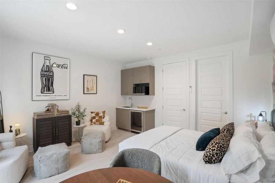 Furnished interior view inside a new home in Bluebonnet Lofts, Austin (Image 20).