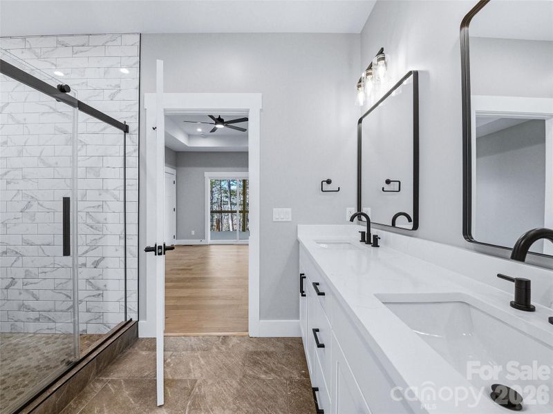 Furnished interior view inside a new home in , Hendersonville (Image 12).
