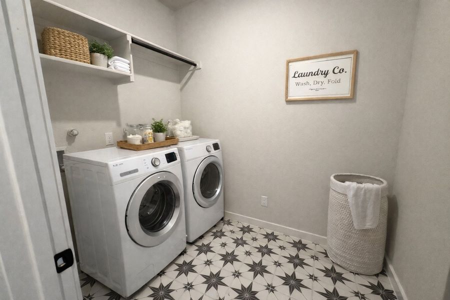 Representative furnished interior of a home built from the Iverson IV by Cheldan Homes in Arbor Oaks, Boyd (Image 48).