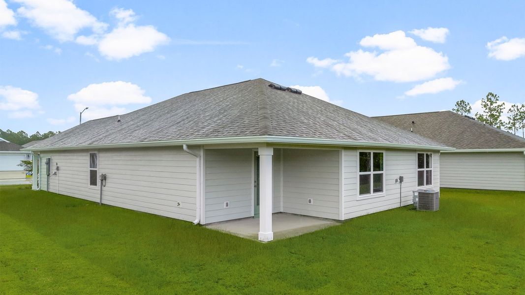 Exterior details and patio area of a home in Palmetto Bluff, Port Saint Joe (Image 3). Exterior details and patio area of a home in Palmetto Bluff, Port Saint Joe (Image 3).
