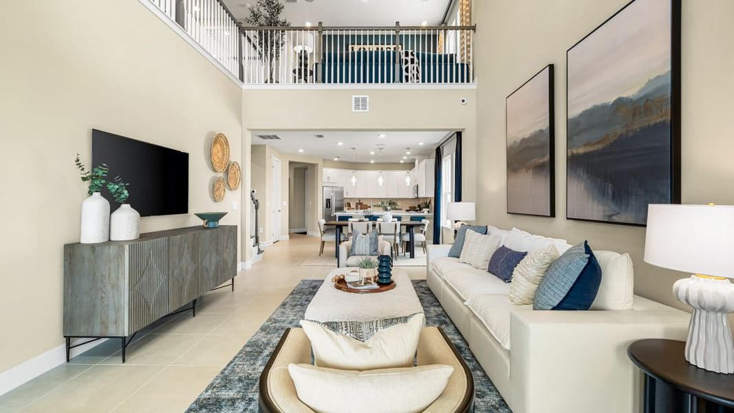 Furnished interior view inside a new home in Indigo Creek, Apollo Beach (Image 9).