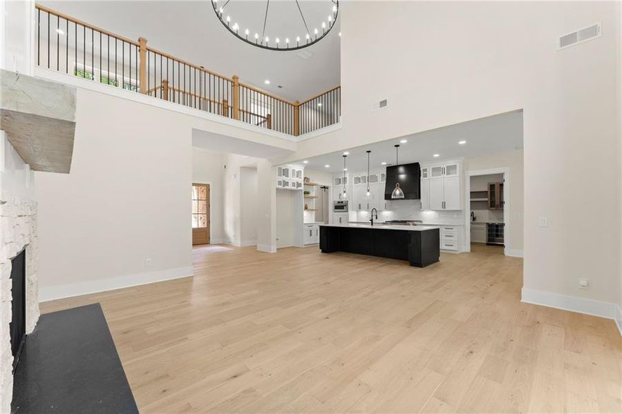 Furnished interior view inside a new home in , Hoschton (Image 6).
