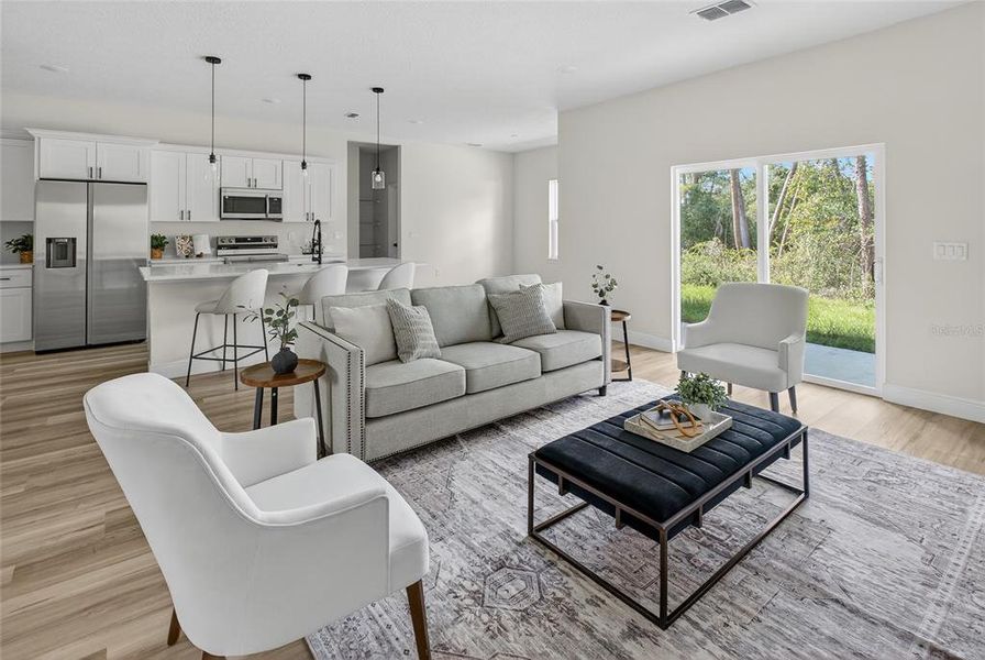 Furnished interior view inside a new home in , Ocala (Image 28).