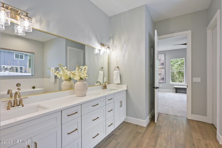 Furnished interior view inside a new home in , Jacksonville (Image 52).