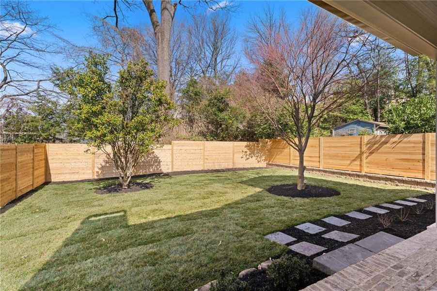 Exterior details and patio area of a home in , Atlanta (Image 31).