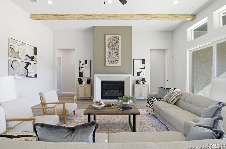 Furnished interior view inside a new home in , San Antonio (Image 12). Furnished interior view inside a new home in , San Antonio (Image 12).