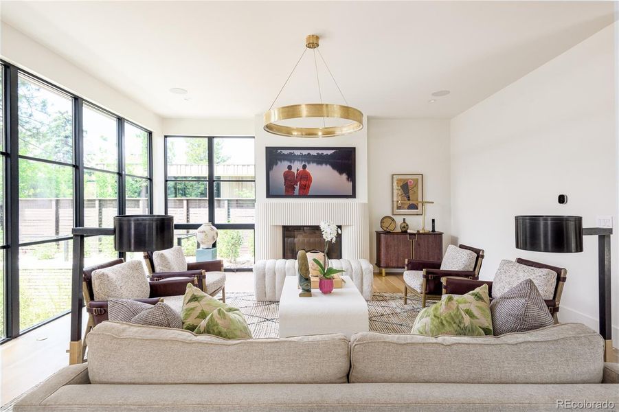 Furnished interior view inside a new home in , Denver (Image 17).