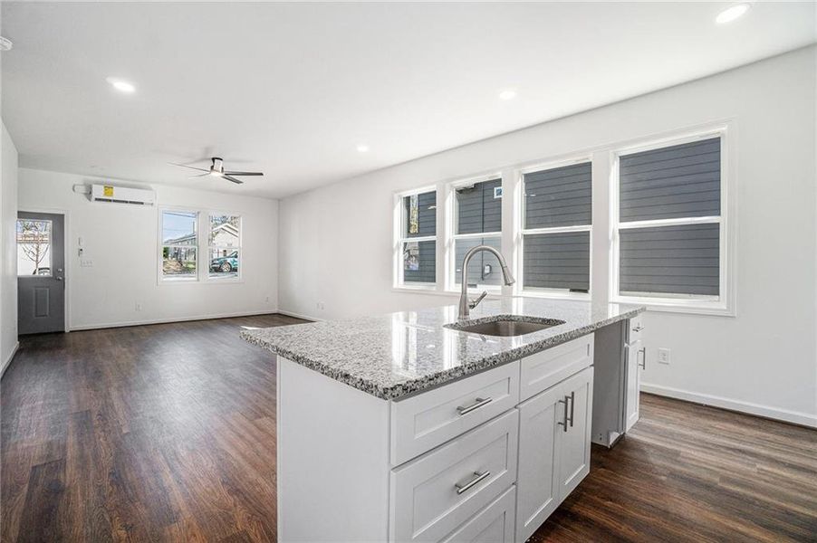 Furnished interior view inside a new home in , Atlanta (Image 7).