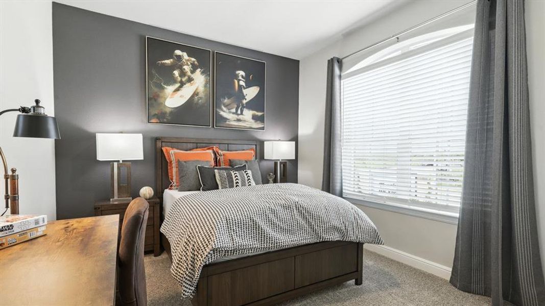 Furnished interior view inside a new home in Bella Vista, Granbury (Image 34).