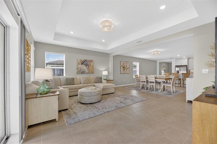 Furnished interior view inside a new home in Summerwoods, Parrish (Image 38).