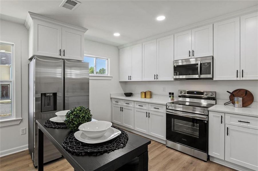 Furnished interior view inside a new home in , Fairburn (Image 3). Furnished interior view inside a new home in , Fairburn (Image 3).