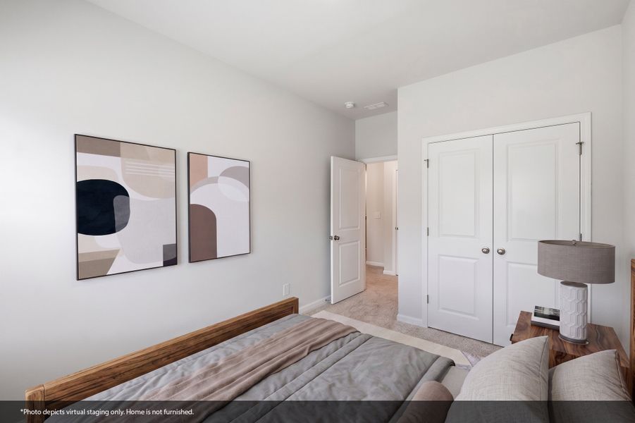 Furnished interior view inside a new home in Nichols Landing, Charlotte (Image 8).