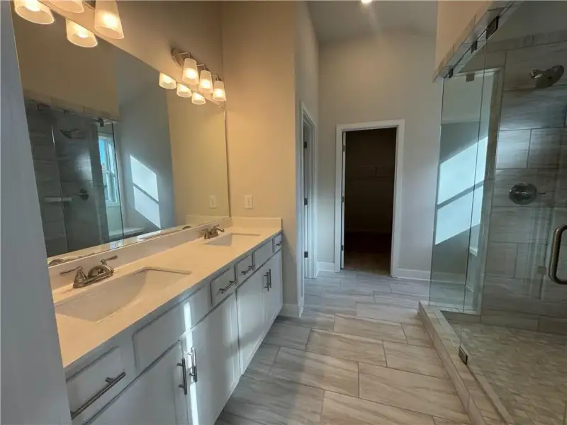 Furnished interior view inside a new home in Rosewood Lake Estates, Hoschton (Image 8).