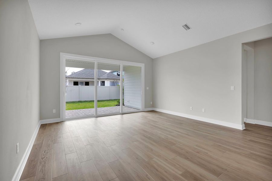 Representative unfurnished interior of a home built from the The Cypress by Providence Homes (Florida) in Reflections at Nocatee, Nocatee (Image 30).