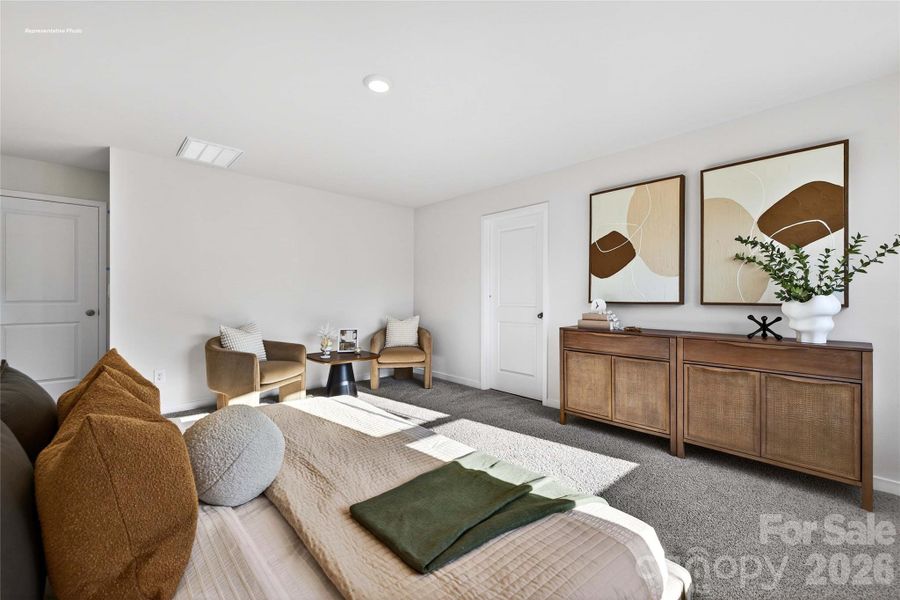 Furnished interior view inside a new home in Brinkley Ridge, Kings Mountain (Image 14).