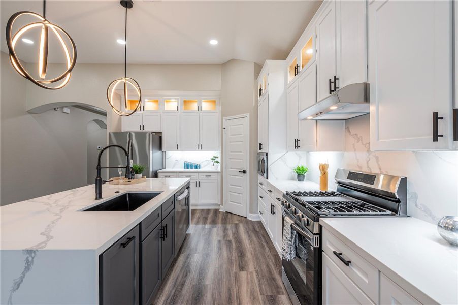 Furnished interior view inside a new home in , Houston (Image 9).
