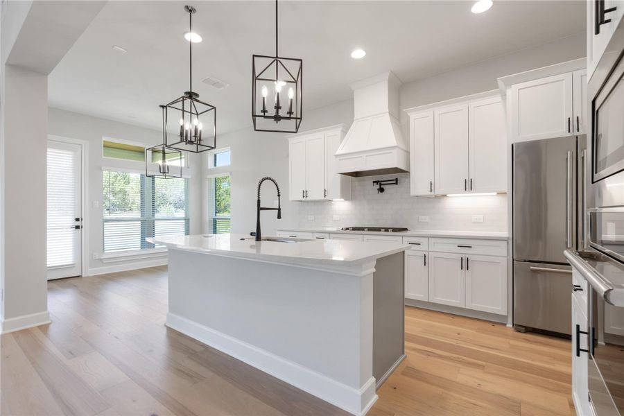 Furnished interior view inside a new home in , Dripping Springs (Image 4).