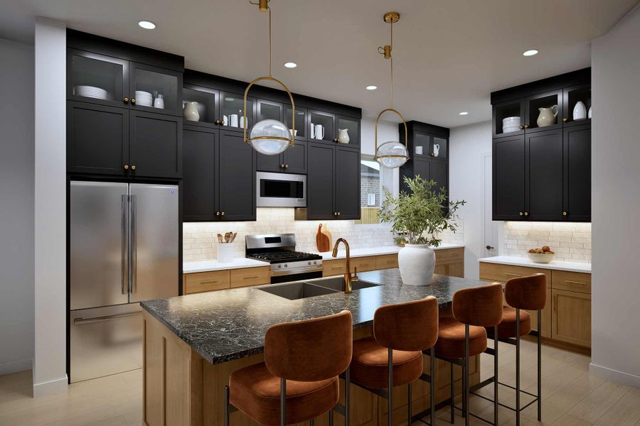 Representative furnished interior of a home built from the The Brandsville by David Weekley Homes in The Highlands Encore - Tranquil Collection, Porter (Image 6).